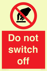 Do not switch off 